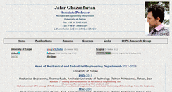 Desktop Screenshot of ghazanfarian.ir